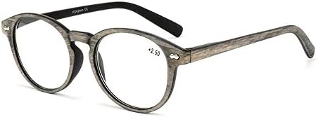 Qi Song Ретро Очила За четене в Овална Рамка с Модел Под едно Дърво, Качествени Унисекс Очила За четене