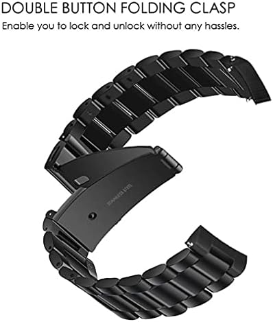 Olytop Galaxy Watch 4 Каишка 44 мм 40 мм и класически 42 мм / 46 мм, Galaxy Watch 5 Ремъците Pro 45 мм, 20 мм и Метален Взаимозаменяеми каишка от Неръждаема Стомана за Samsung Galaxy Watch 5/4/3 41m/Active 2