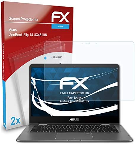 Защитно фолио atFoliX, съвместима със защитно фолио Asus ZenBook Flip 14 UX461UN, Сверхчистая защитно фолио FX (2X)