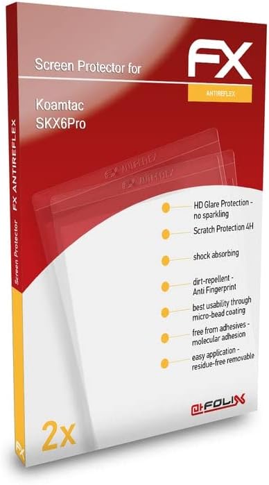 Защитно фолио atFoliX, съвместима със защитно фолио Koamtac SKX6Pro, антибликовой и ударопоглъщащ защитно фолио FX