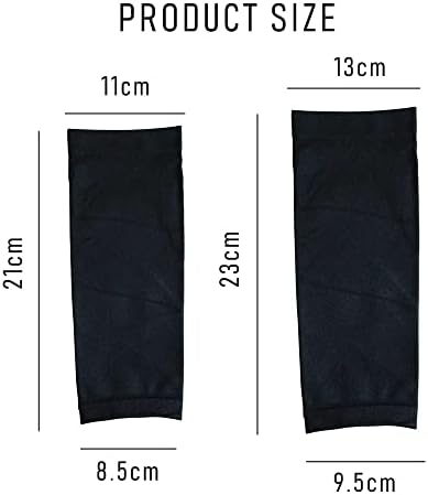 N/A 1 Двойка Рельефных гетр, Компресия Чорапи с ръкави до прасците, Ластични Чорапи за подкрепа на долната част на крака (Цвят: B Размер: XX-Large)