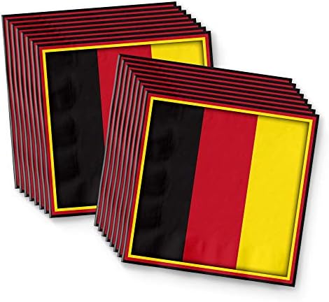 Германия Немски Флаг Набор от Аксесоари за Парти в чест на рождения Ден на Чинии, Чаши, Салфетки Комплект