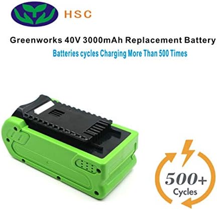 3000 mah 18650 Калъф за батерията GRW40 Литиево-йонна Батерия 40 В Замяна на Greenworks 40 На Батерията G40LM45