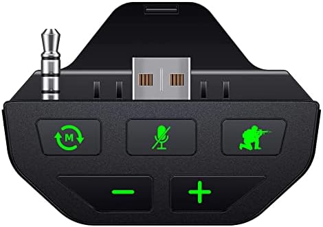 Адаптер Стереогарнитуры PPMTS контролера на Xbox One, Адаптер с микрофон за Xbox с аудиоразъемом 3,5 мм, регулатор на силата
