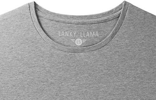 Тениска Lanky Llama Легенди с кръгло деколте|, Подходящи за снажен и високи мъже