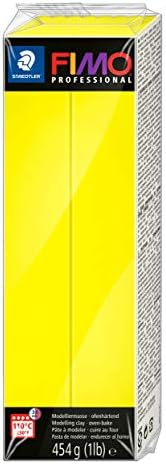 Пластелин за скулптура STAEDTLER FIMO Professional 8041-1 за втвърдяване във фурната 454 г, Лимон