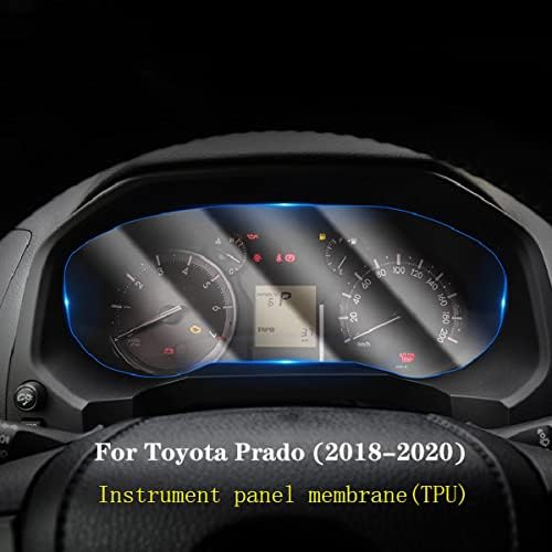MGUOTP Автомобилна Вътрешна Таблото Мембрана LCD Екран TPU Защитно Фолио Против Надраскване Аксесоари， за Toyota Prado 2018-2020