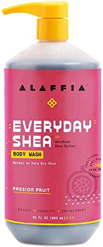 Препарат за измиване на тялото Alaffia всеки ден Шей, Естествено овлажнява и почиства, без премахване на натурални масла, с
