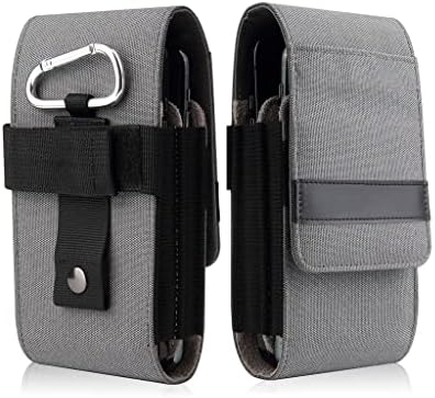SDFGH Найлон Двойна чанта, спортна Подвесная Мъжки поясная чанта, колан, калъф за телефон, чанта за карта с цип, чанта-кобур
