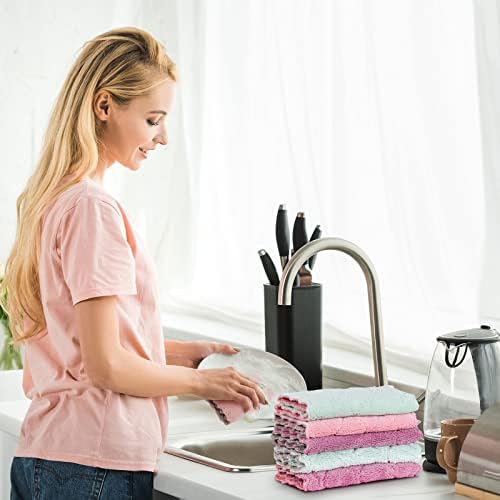 20 Опаковки Кухненски Салфетки За миене на съдове, бързо съхнещи Гъба с Незалепващо покритие, Висококачествени Кърпи