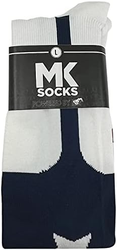 Чорапи MK ПРЕМИУМ-Crochet Бейзболни Софтбольные Чорапи USA Star С Стременем до Коляното