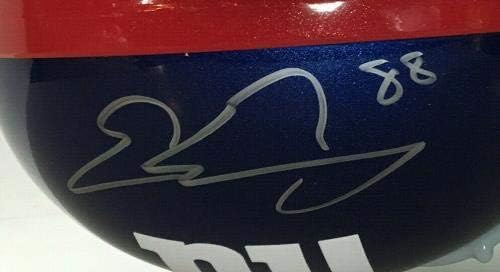 Евън Энграм подписа Автограф Начинаещ Футболен шлем FS ню ЙОРК Джайънтс JSA COA - Каски NFL с автограф