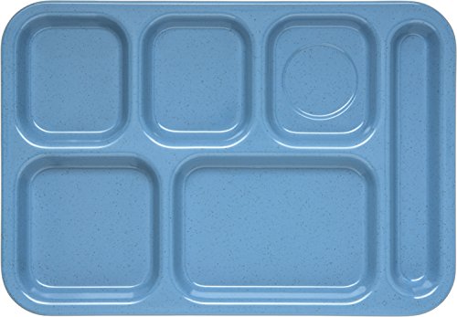 Carlisle фирми от сферата Products Десен Тежък Меламиновый тава с 6 отделения 10 x 14 - Sandshade (опаковка от 12 броя)