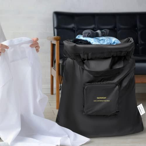aceyoon 2 бр., Много Голяма Пътна чанта за дрехи, 43,5x27,6 инча, Сгъваема Чанта за съхранение на мръсни дрехи на
