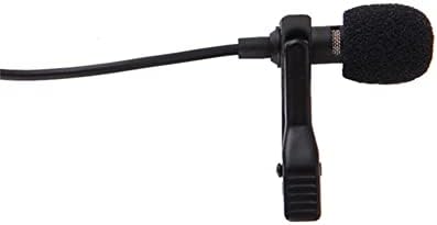 СЪРДЕЧЕН ВИСОКОГОВОРИТЕЛ 3.5 мм Конектор Revers Lavalier за мобилен телефон, Черен цвят