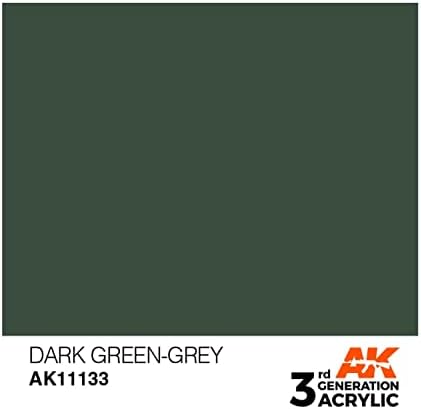 Акрил AK-Interactive 3-то поколение Тъмно Зелено-Сив 17 мл