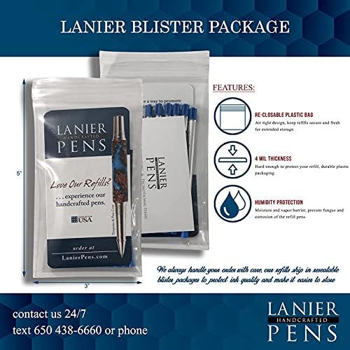 Lanier Combo Pack - 6 опаковки - Мастила, Monteverde® Capless Ceramic Gel™ P44 за презареждане с мастило Съвместима