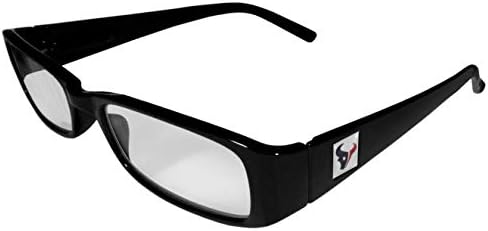 Магазин за спортни фенове на NFL Siskiyou Houston Texans Класически Очила за четене Мощност на четене: + 2,50 Черен