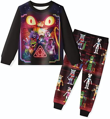 Комплекти с тениска и панталони Sun and Moon Monster за момчета, Детски топ и панталон от 2 теми, Дрехи за деца от