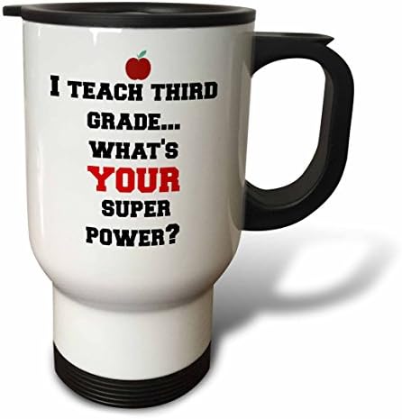 3дРосе, аз Преподавам в трети клас, Какво имаш Пътна чаша Super Power, 14 грама, бяла