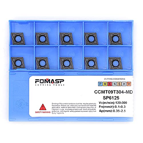 FomaSP CCMT32.51 /CCMT09T304-PM Карбид плочи с ЦПУ за токарно режещи инструменти от стомана, Стружколом PM подходящи
