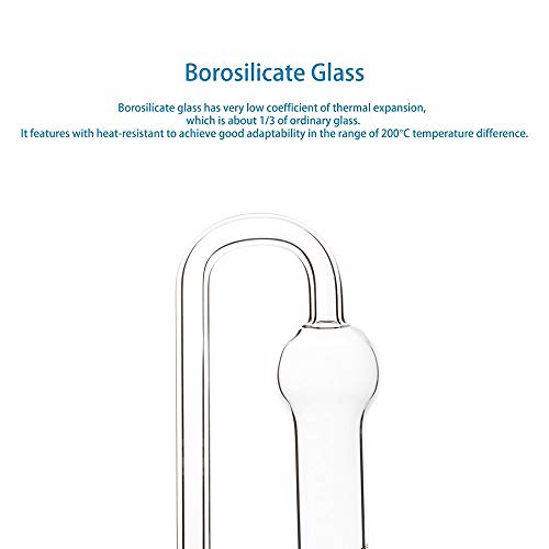 Стъклена U-Образна Сушене на тръбата stonylab, Извита на 360 Градуса за Сушене на Тръбата Borosilicate стъкло с