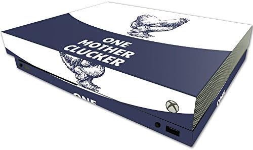 Корица MightySkins, съвместима с Xbox One X - One Mother Clucker | Защитно, здрава и уникална Vinyl стикер | Лесно се нанася,