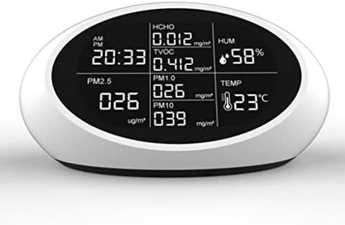 Мониторинг на качеството на въздуха WALNUTA В закрито ФПЧ2.5 Формалдехид (HCHO) TVOC Газоанализатор Детектор на качеството