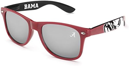 Слънчеви очила Society43 Alabama Tide - Черна дограма, Червено лещи