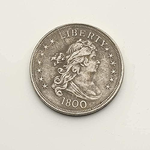 Монети на Съединените Щати 1800 Г., Американски Сребърен Долар Сребърна Монета Свобода Сребърен Кръг Орел Чуждестранна