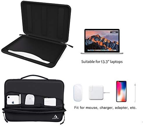 Твърд калъф Smatree 13-14 см, съвместим с 13,6-инчов корпус MacBook Air 2022, 14-инчов MacBook Pro 2021/ тънък и лек лаптоп