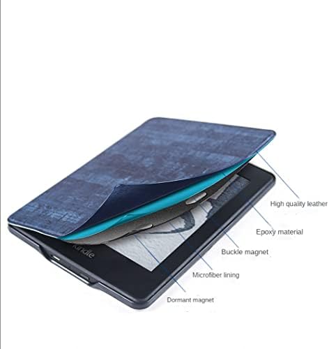 Тънък калъф за Kindle 10-то поколение (випуск 2019 г., модел J9G29R) - Лек защитен калъф от изкуствена кожа премиум-клас
