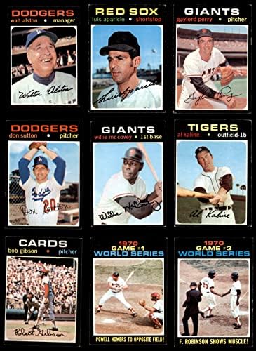 Бейзболен комплект Topps 1971 година на издаване (Baseball Set) EX+