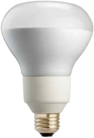Philips 150417 Энергосберегающая компактна луминесцентна 16-Ваттная прожекторная лампа R30 с регулируема яркост
