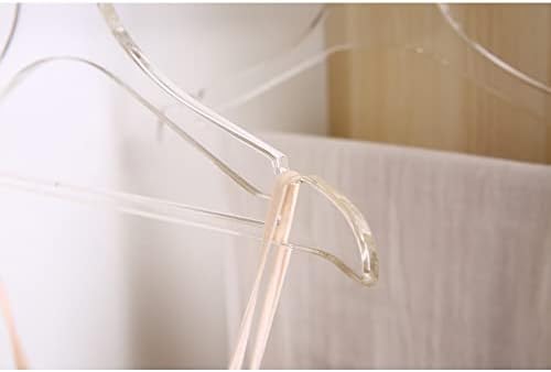 Висококачествени Акрилни Прозрачни закачалки за дрехи YBM Home, изработени от прозрачен акрил за даване на луксозен