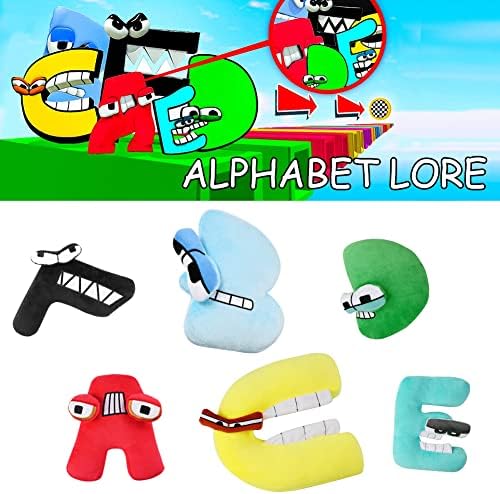 Плюшен играчка OSDUE Alphabet Lore, Украса меки възглавници, Плюшени играчки с Чучелами Животни, Забавна Развитие