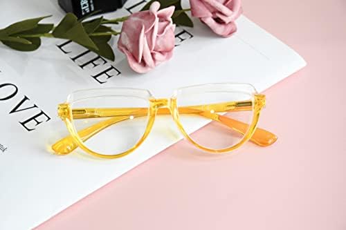 Очила Eyekepper за жени в Голям Рамки за Четене - Женски Ридеры във Формата на Полумесец Голям размер