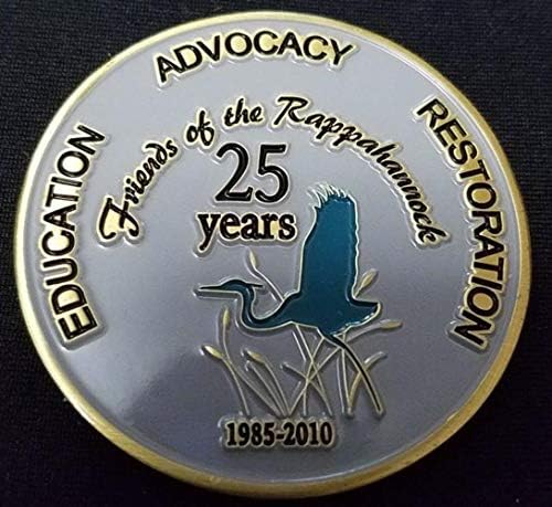 монета, посветена на 25-годишнината на фестивала Riverfest Conservation Challenge