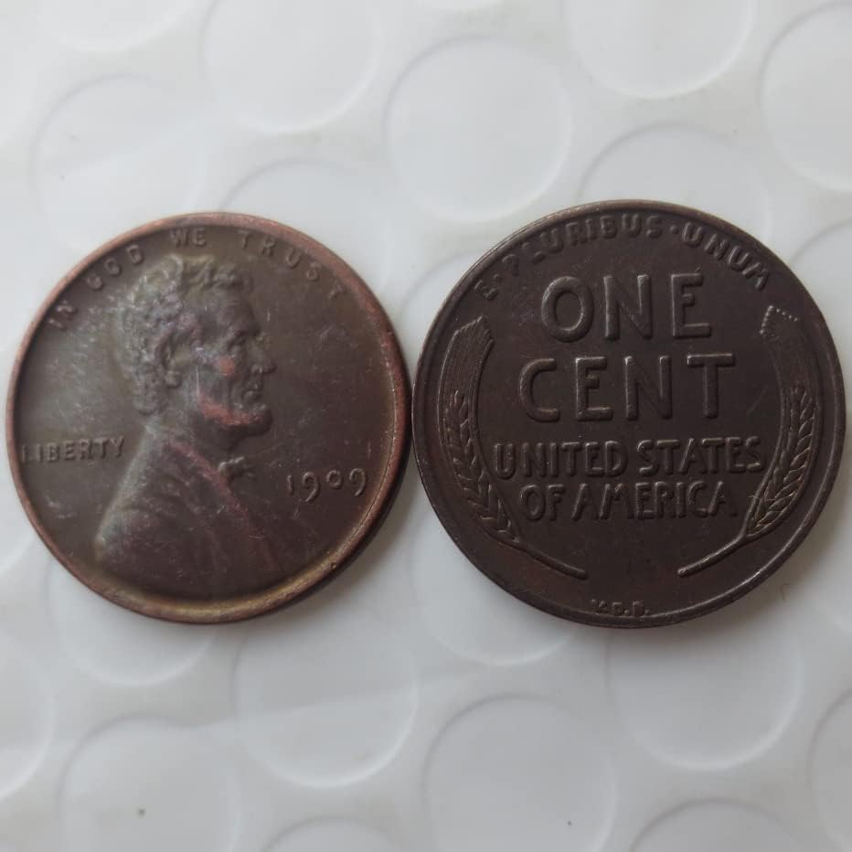 Възпоменателна монета Чуждестранна копие Линкольновского цента на САЩ, 1909 г.