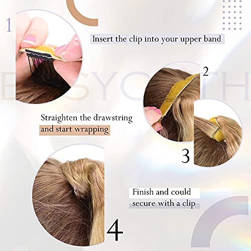 【Спестете повече】 Две опаковки Easyouth за удължаване на косата във формата на конска опашка от истински човешки коси