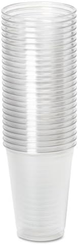 Прозрачни Пластмасови чаши | 10 унции. | Опаковка от 20 броя | Празничен състав
