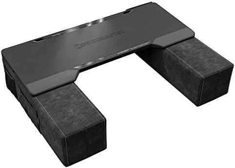Couchmaster CYCON2 Black Edition - Игрална маса на дивана за мишка и клавиатура (за PC, PS4 / 5, Xbox One / Series X), Ергономичен лаптоп за дивани и легла