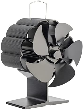 SCDCWW Вентилатор за камина, Домашен Ефективен вентилатор за разпределение на топлинна енергия, Безшумен вентилатор