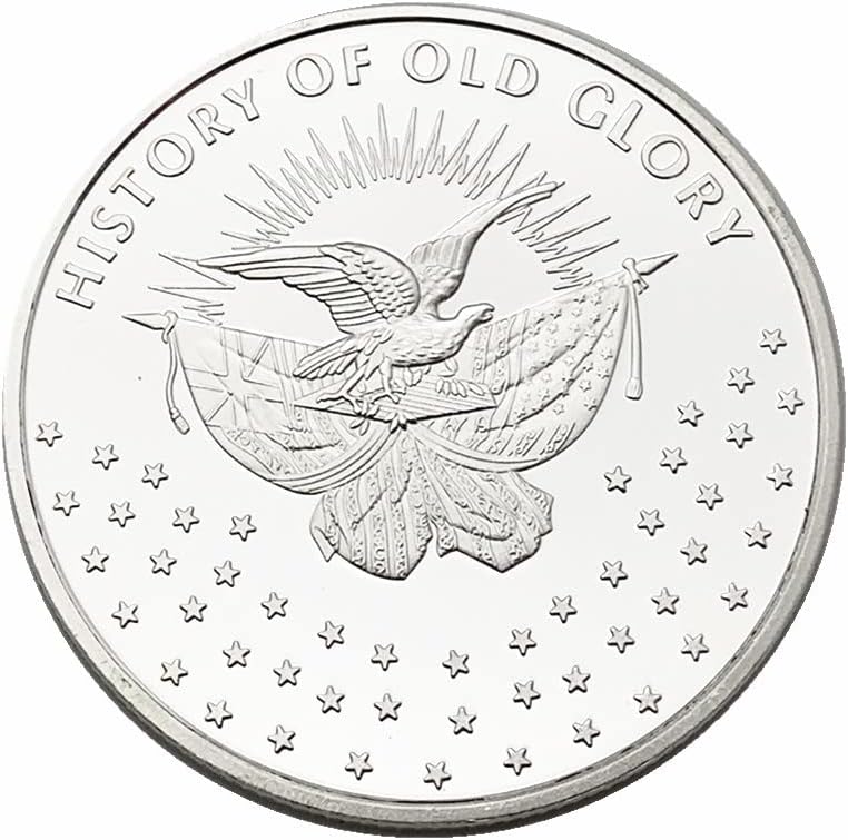 Американски флаг Колекция възпоменателни монети със сребърно покритие Betsy Ross Шарени флаг Чуждестранна златна монета