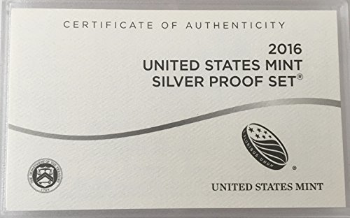 Набор от S US Silver Proof се предлага в оригинална опаковка на монетния двор на САЩ Proof