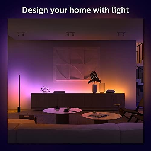 Philips Hue White and Color Ambiance 2 набор от led интелигентна лампи A19 Bluetooth Gradient Ambiance Smart Lightstrip 2 м/6