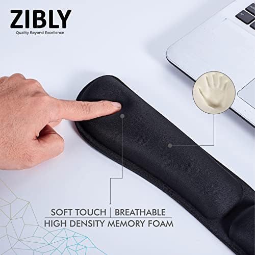 Комплект клавиатура и мишка ZIBLY Gel Memory Foam за китките - Ергономичен Противоскользящий подложка за мишка с неплъзгащи