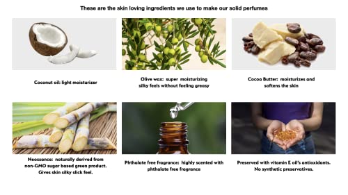 Натурални твърди Парфюми ръчно изработени с аромат на мляко и мед Ladybug Soap Company (ЛИДИЦЕ БУРКАН на 1/4 УНЦИЯ)