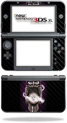 Калъф MightySkins от въглеродни влакна за Nintendo New 3DS XL (2015) - Abstract Хоризонт | Защитно, трайно текстурированное покритие от въглеродни влакна | Лесно се нанася, се отстранява