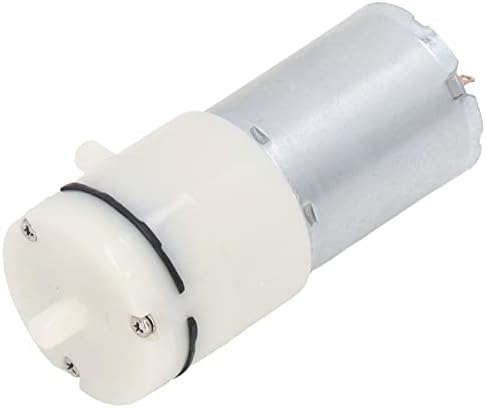 Мембранен Вакуум помпа за постоянен ток EVTSCAN Micro Air Pressure Помпа с въздушни отвори под ъгъл 90 Градуса Бял цвят (DC6V)
